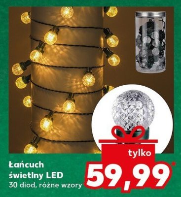 Łańcuch świetlny LED LIV & BO 30 diod, różne wzory promocja w Kaufland