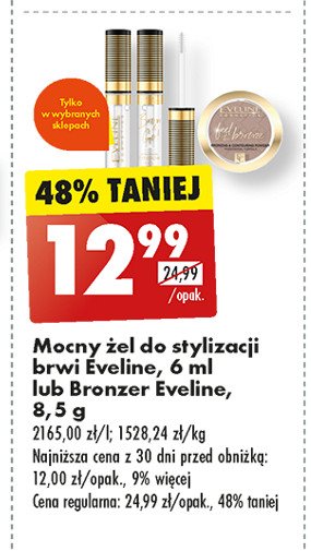 Bronzer 50 shine EVELINE ART PROFESSIONAL MAKE UP promocja