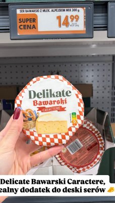 Ser bawarski z mlekiem alpejskim Mix Caractere  promocja w Biedronka