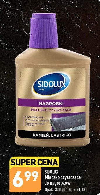 Mleczko do kamienia, marmuru i lastriko Sidolux promocja