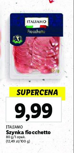 Szynka fiocchetto Italiamo promocja