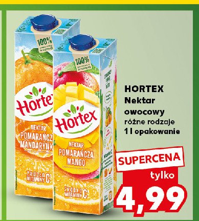 Nektar pomarańcza mango Hortex promocja