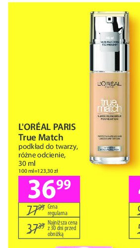 Podkład L'oreal true match promocja