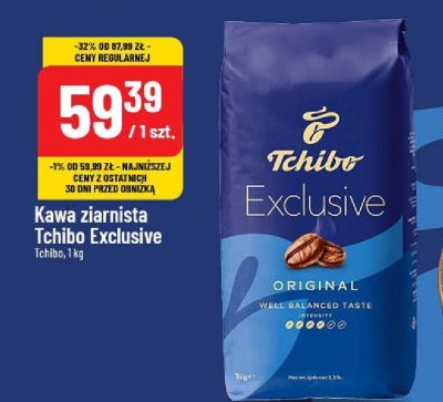 Kawa ziarnista Tchibo Exclusive promocja w POLOmarket