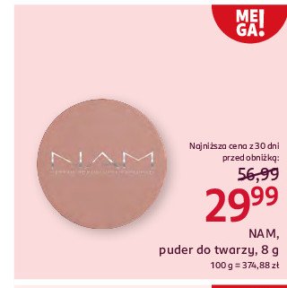 Puder do twarzy wygładzający NAM PROFESSIONAL promocja w Rossmann