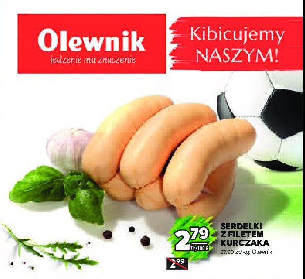 Serdelki drobiowe Olewnik promocja