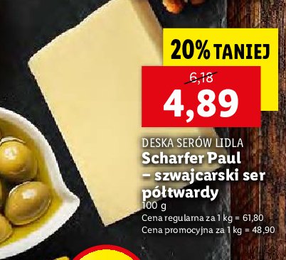 Ser scharfer paul Deska serów lidla promocja