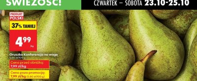 Gruszka konferencja promocja w Biedronka