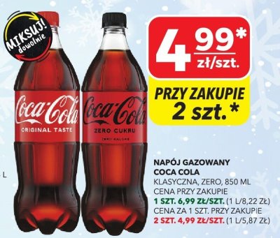 Napój gazowany Coca Cola Original promocja w Top Market