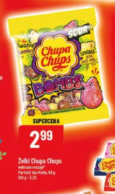 Żelki bombs Chupa chups promocja