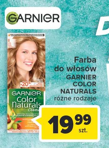 Krem koloryzujący do włosów 8 Garnier color naturals creme promocja