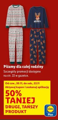 Piżama dziecięca promocja w Lidl