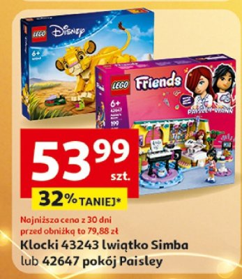 Klocki 43243 łwiątko Simba lub 42647 pokój Paisley promocja w Auchan