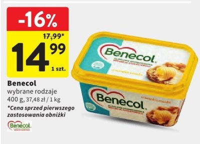 Benecol wybrane rodzaje promocja w Intermarche
