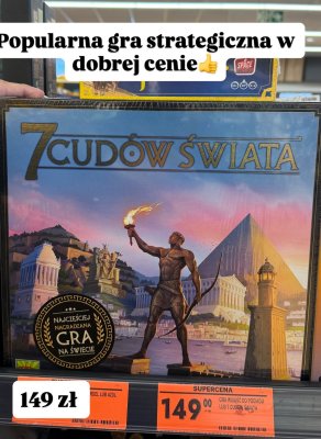 Gra planszowa 7 Cudów Świata promocja w Biedronka