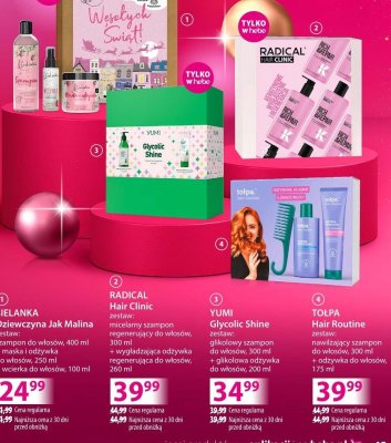 Zestaw TOŁPA Hair Routine nawilżający szampon do włosów + odżywka do włosów promocja w Hebe