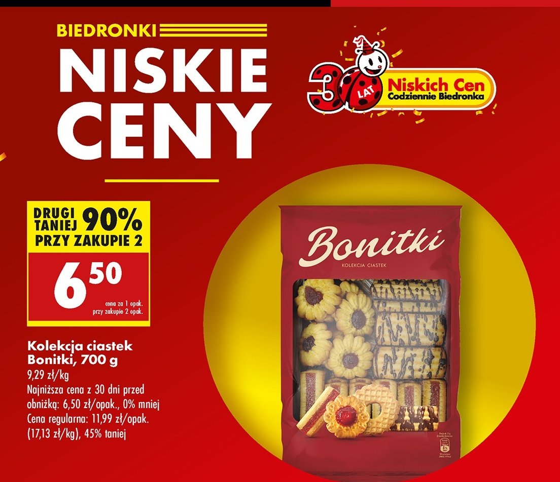 Kolekcja ciastek Bonitki promocja w Biedronka