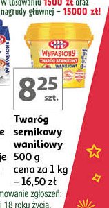 Twaróg sernikowy Mlekovita promocja w Auchan