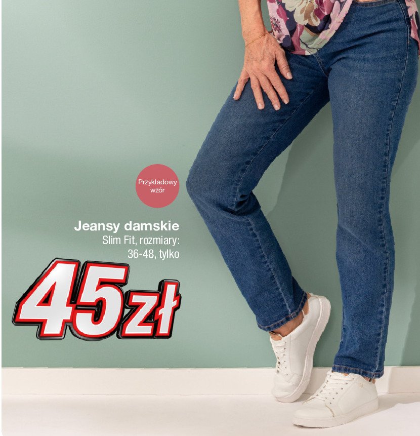 Jeansy damskie 36-48 promocja