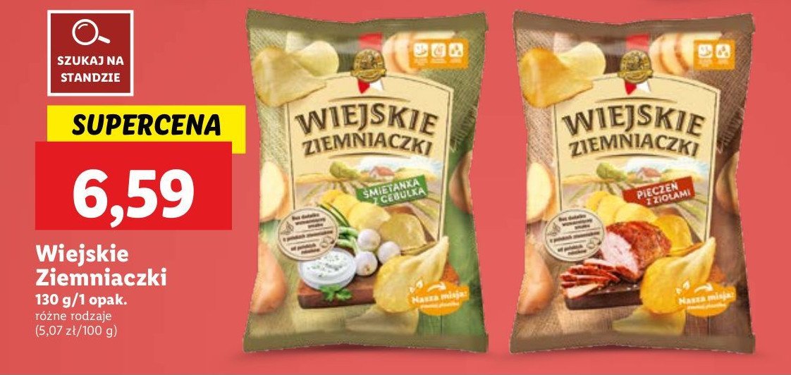 Chipsy pieczeń z ziołami Lorenz wiejskie ziemniaczki promocja