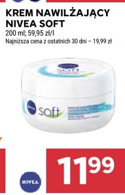 Krem nawilżający Nivea Soft promocja w Stokrotka