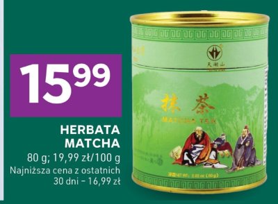 Herbata Matcha promocja w Stokrotka