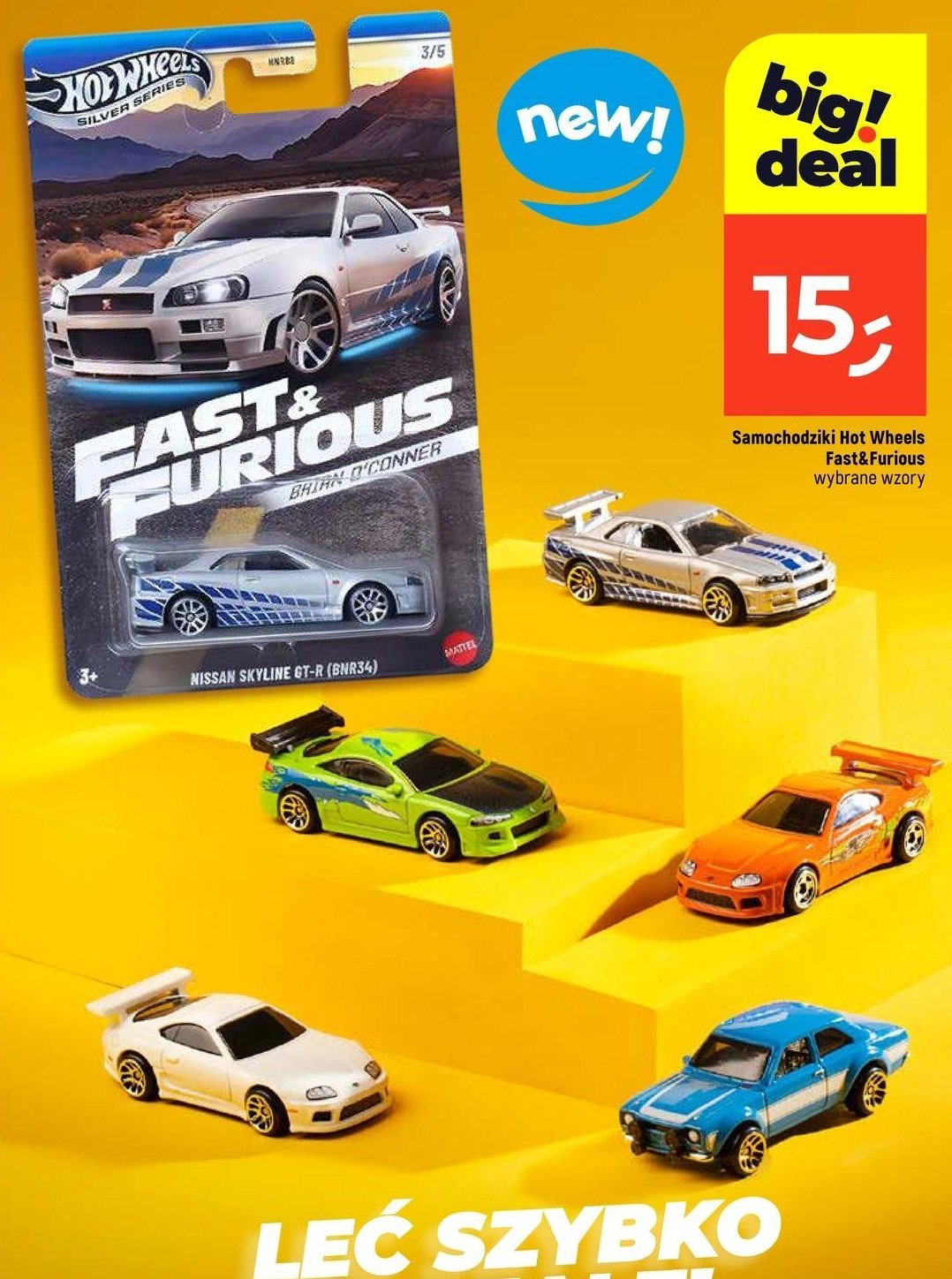 Samochodzik fast and furious Hot wheels promocja