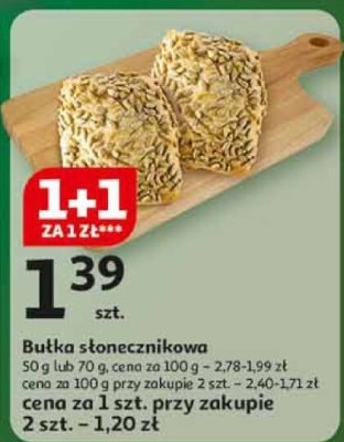 Bułka słonecznikowa promocja w Auchan