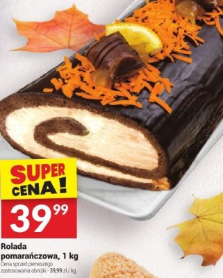 Rolada pomarańczowa, 1 kg promocja w Twój Market