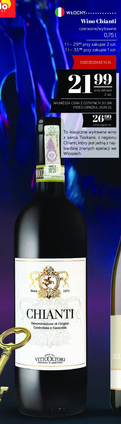 Wino CHIANTI promocja w POLOmarket