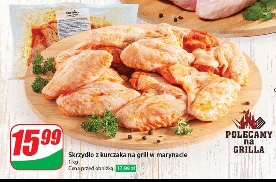 Skrzyde艂ka z kurcz膮t w marynacie na grilla Agro rydzyna promocja