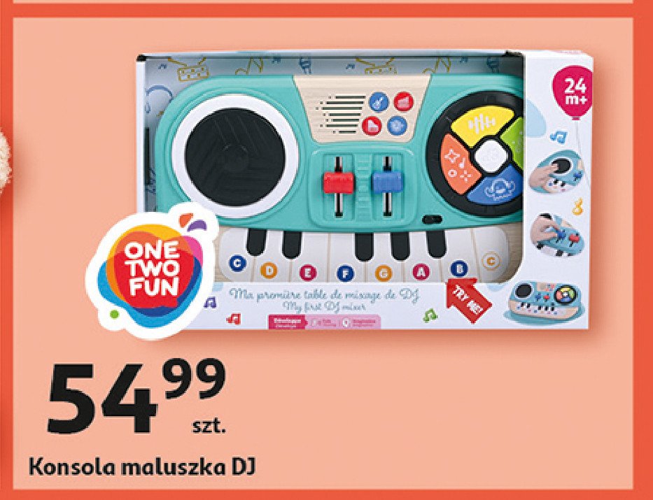 Konsola maluszka dj One two fun promocja