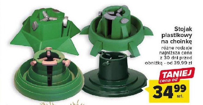 Stojak na choinkę promocja w Intermarche