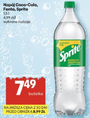 Napój Sprite 1,5l promocja w Delikatesy Centrum