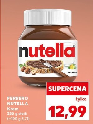 Krem Nutella promocja w Kaufland