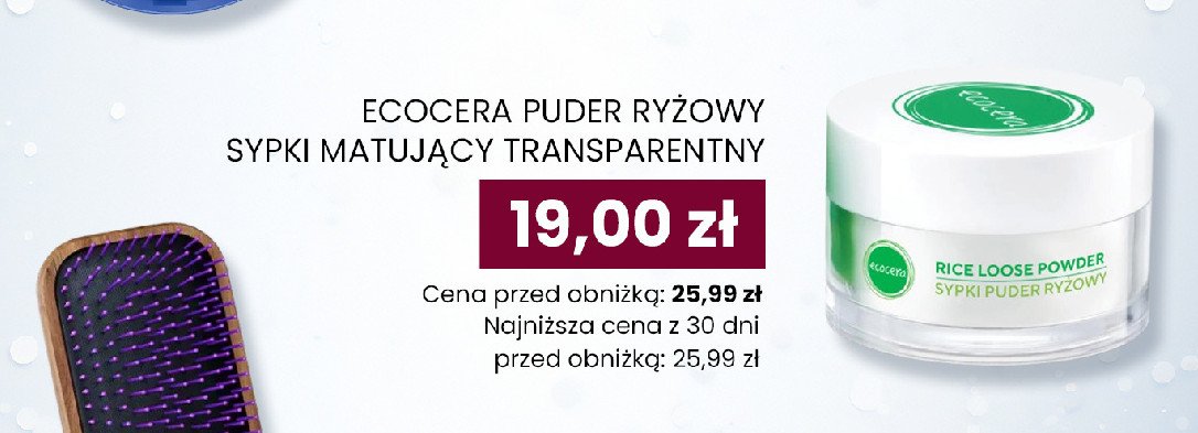 Puder ryżowy sypki Ecocera promocja w Dino