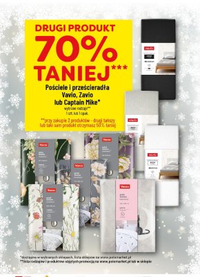 Pościel dwustronna bawełniana 160x200 cm promocja w POLOmarket