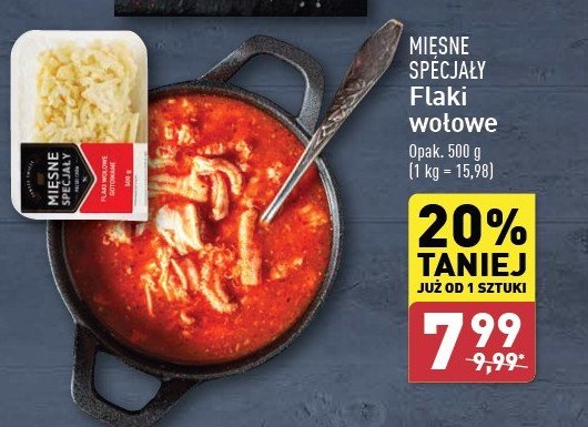 Flaki wołowe Mięsne specjały zawsze świeże (aldi) promocja