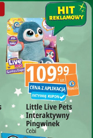 Pingwinek interaktywny Little live pets promocja w Leclerc