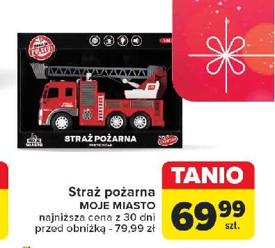 Auto straż pożarna promocja w Carrefour Market