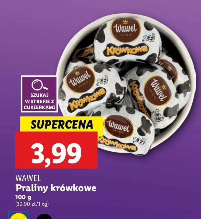 Czekoladki z kremem karmelowym Wawel promocja