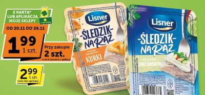 Ser Śledzikonałąź Lisner - kurki promocja w Groszek