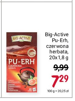 Herbata grapefruit Big-active pu-erh promocja