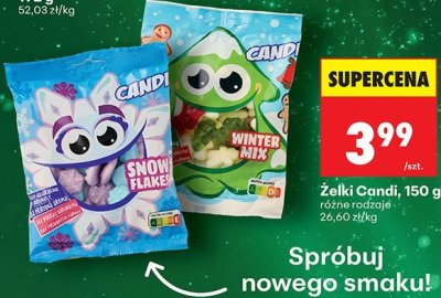 Żelki Candi 150 g, różne rodzaje promocja w Biedronka