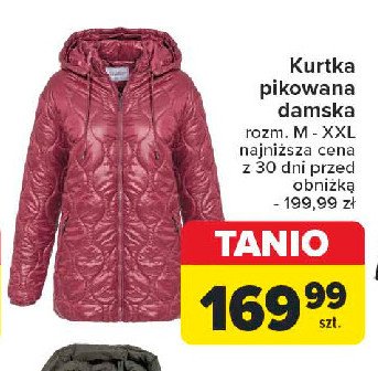 Kurtka pikowana damska rozm. m-xxl promocja