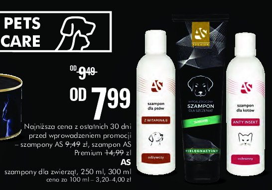 Szampon dla ps贸w od偶ywczy As promocja