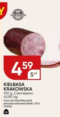 Kiełbasa krakowska Czemiejevo promocja w Chata Polska