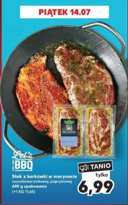 Stek z karkówki w marynacie paprykowej K-classic let's bbq promocja