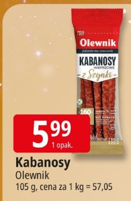 Kabanosy Olewnik promocja w Leclerc