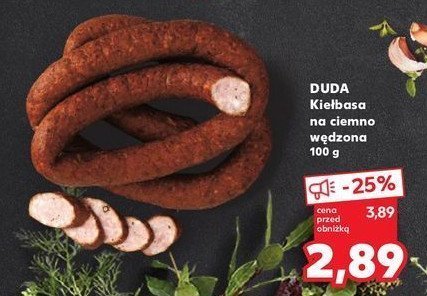 Kiełbasa na ciemno wędzona Silesia duda promocja